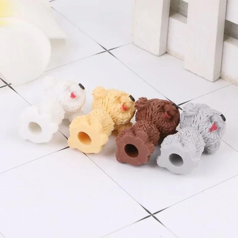 2 шт. в упаковке Kawaii Cute Puppy Cartoon Eraser Pencil Rubber Nova Kids School Student Office Canvas Supplies Lasties for kids