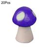 20Pcs Mini Artificial Mushroom Miniatures Fairy Garden Ornament Resin Crafts