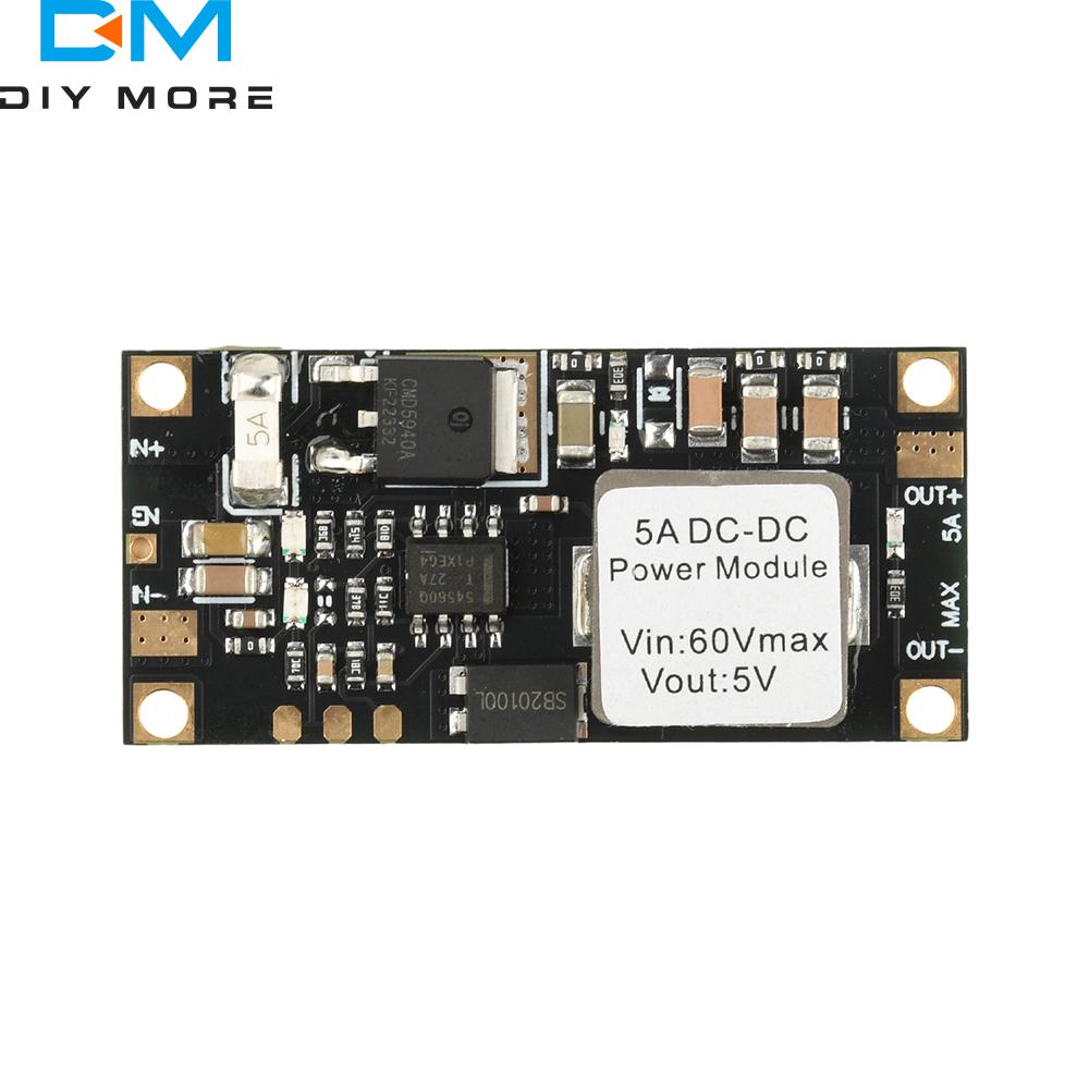 DC-DC Voltage-stabilizing Step-down Module 6.5V-60V to 5V/12V Voltage Regulator Buck Converter Power Supply Module 5A
