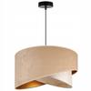 CEILING HANGING LAMP, SLANT LAMPSHADE, LEAVES, 45 cm