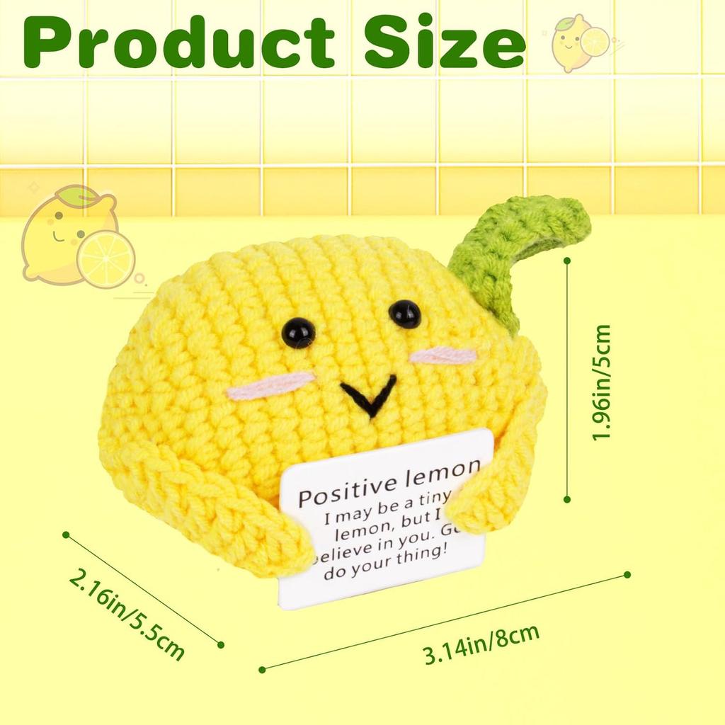 Custom Crochet Dolls Handmade Pocket Hug Animal Positive Plant Bespoke Unique Knitted Doll Plush Toy Gift For The One I Love