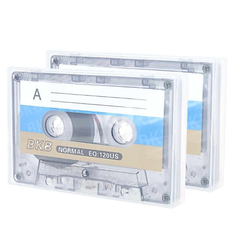 90 Minutes Blank Cassette Tapes Professional Music Recording Media for Voice Recordings, Lectures, and Teaching