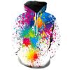 Newest Rainbow Graffiti 3D Printed Man Women Fashion Y2K Hoodie Oversized Streetwear Pullovers Hooded Sweatshirts