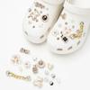 Shoe Charm DIY Pins Rhinestone Shoe Flower Decoration Decoration Buckle for Hole Shoes Charms Set Accessories Kids Boy Girls Gift