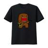 Футболка Domo Kun Rock для мужчин Винтажная Круглый вырез Принт с гитарой Винтажная стирка Графическая уличная одежда homme Стильная Унисекс