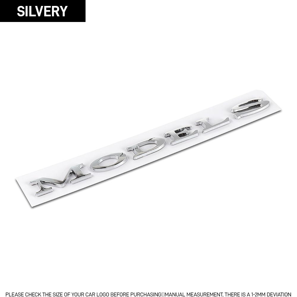 3D ABS Emblem Letters Car Rear Trunk Badge Sticker For Tesla Model Y Model S Model X SpaceX Bonina P85D Beast Roadster Juniper