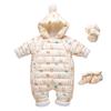 Baby Nest Baby Clothes Jumpsuit Coverall Long Sleeve Romper Down Coat with Hood for for Boys and Baby Shower Bear Ages Months Warmth, Thick,