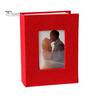 Slip-in Photo Album Linen Cover 50 Pages 100 Pockets 4x6-Inch Wedding Travel Baby Shower Kids Family Anniversary Picture Collection Book
