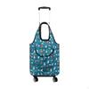 Foldable Shopping Cart Grocery Trolley Bag Rolling Tote Hand Pulled for Street