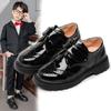 Boys' Leather Shoes Spring and Autumn New Korean Style British Black Soft End Primary School Student Campus Performance Shoes