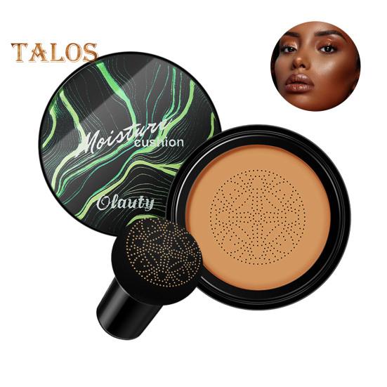 CC-крем с грибной пудрой-пуховкой, полноцветный корректирующий тональный крем, увлажняющий, стойкий, контролирующий жирность кожи, натуральный, легкий консилер