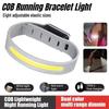 COB LED Сверхлегкий фонарь для бега Зарядка Type-C Перезаряжаемый Потостойкий Фонарь Мини-повязка на руку Лодыжка для Ночного Кемпинга Велосипеда
