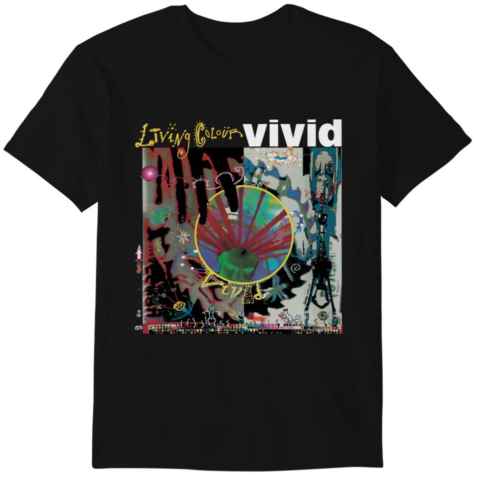Living Colour Легенда рок-группы Яркий Альбом Футболка забавная футболка, футболка в стиле хэви-метал Классическая футболка