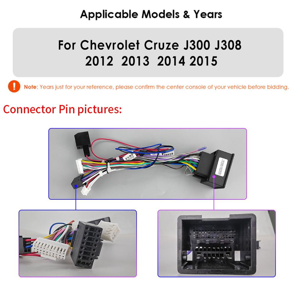 Hizpo 4G-LTE 9-дюймовый Android 12 Автомобильный радиоприемник для Chevrolet Cruze J300 J308 2012-2015 Мультимедийный плеер GPS 2Din Carplay Авто Стерео Bluetooth SWC Головное устройство