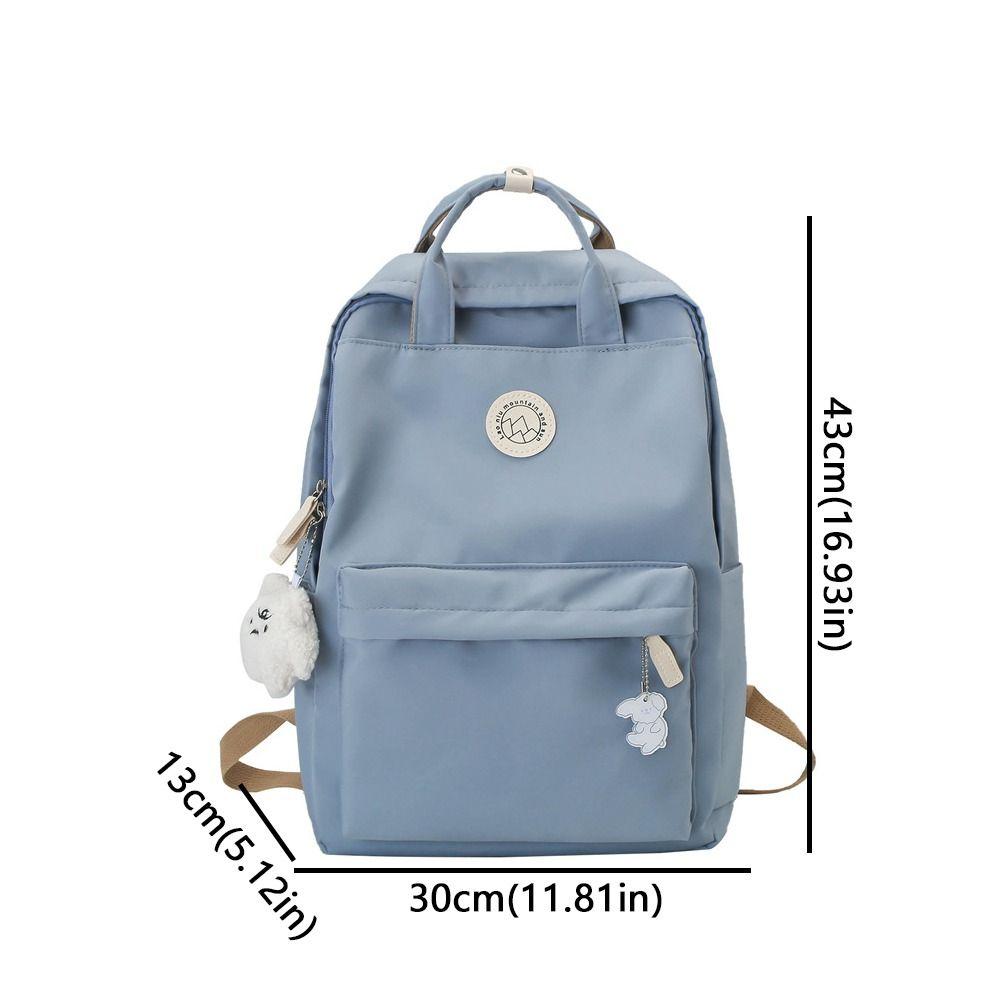 Nylon School Bag Large Capacity Laptop Book Bag Fashion Women Backpack Business Travel