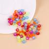 100/200/300/500pcs Acrylic Letter Beads Round Loose Spacer Alphabet Beads For Jewelry Making DIY Handmade Bracelet Accessories