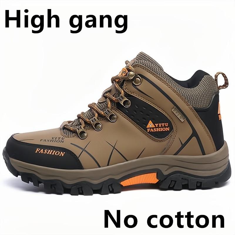 Мужские кроссовки, альпинистские ботинки, водонепроницаемые кожаные походные ботинки, теплая зимняя обувь для мужчин, сноубутсы, обувь для треккинга на открытом воздухе