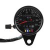 60mm Motorcycle Speedometer LED Speedometer Black Waterproof Motorcycle Odometer Speedometer Gauge with 4 Indicators