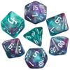 DND Cubes Dice RPG Dice Amazing Colours Mixing Fantasy Starlight Effect Unique Retro Font Styles For Roll Playing Card Games