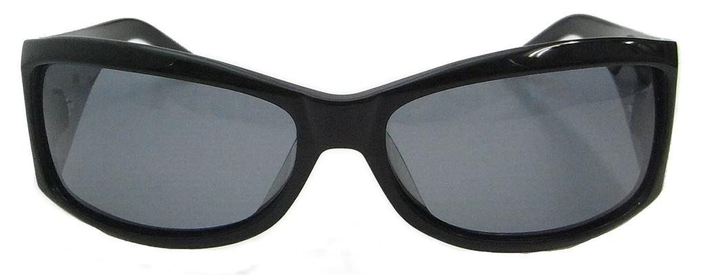 Солнцезащитные очки с поляризацией PP, защита от ультрафиолета, оправа ручной работы, 8 изгибов, отражающие свет японские поляризованные линзы, уменьшающие блики PG-004 (Черный/Дымчатый