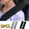 2PCS Universal Car Seat Belt Cover Adjustable Plush Car Safety Belt Cover Shoulder Pad for Kids Adults Car Interior Accessories
