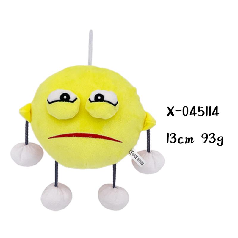 Shovelware Brain Game Plush Toy Cartoon Fruits Stuffed Dolls Banana Donut Apple Orange Figures Christmas Plushie Peluche Gift