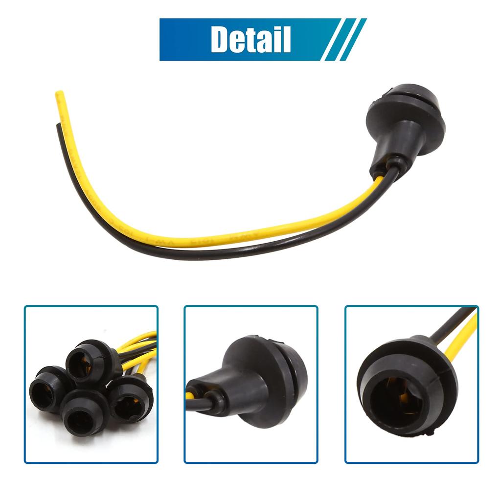 uxcell Удлинитель разъема для крепления фонаря мотоцикла, адаптер для держателя клина T10, 4 шт.