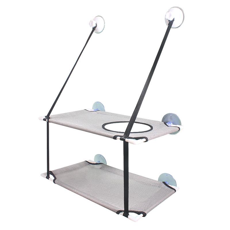 Double Layer Suction Cup Cat Hammock for Glass Windows