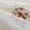 Round Tablecloth Cotton Yarn Embroidered Table Juppe Dining Table Cover Flower Lace Pastoral Coffee Tablecloths Towel Cover