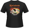 Rainbow Rising Classic Rock Black Unisex T-shirt