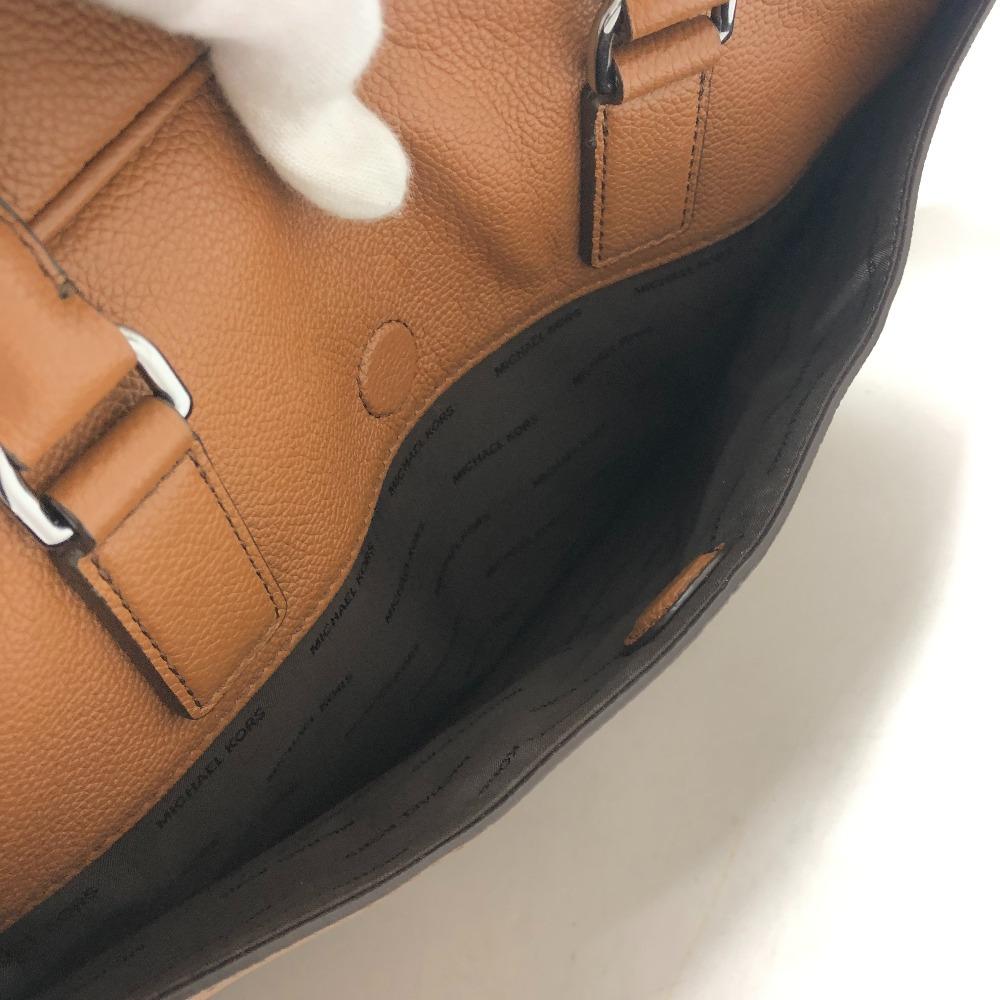 Michael Kors Сумка с логотипом 2WAY Портфель Сумка для документов Деловая сумка Кожаная Коричневая