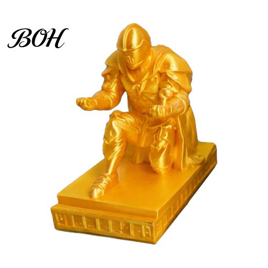 Office Desk Accessories Knight Pen Holder Organizer, 3D Printed Medieval Armor Figurine, Unique Desktop Decoration Pencil for Decor, Creative Gift Men