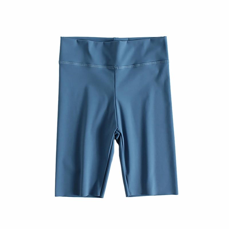 Короткие спортивные штаны для девочек, детские однотонные шорты для йоги