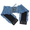 Women Elastic Woven Dress Belt Punk Style Denim Stretchy Corset Wide Edge All-match Retro Fabric Skirt Belt