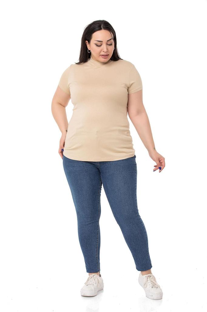 Женский стиль, боди большого размера, боди больших размеров, полуводолазка с коротким рукавом, вискозное боди изумрудного цвета