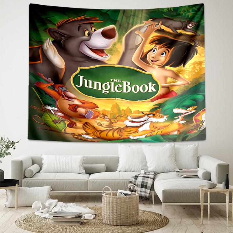1pc The Jungle Book1 Tapestry, Living Room, Bedroom, Office, Party Decor, Ideal Festive Gift