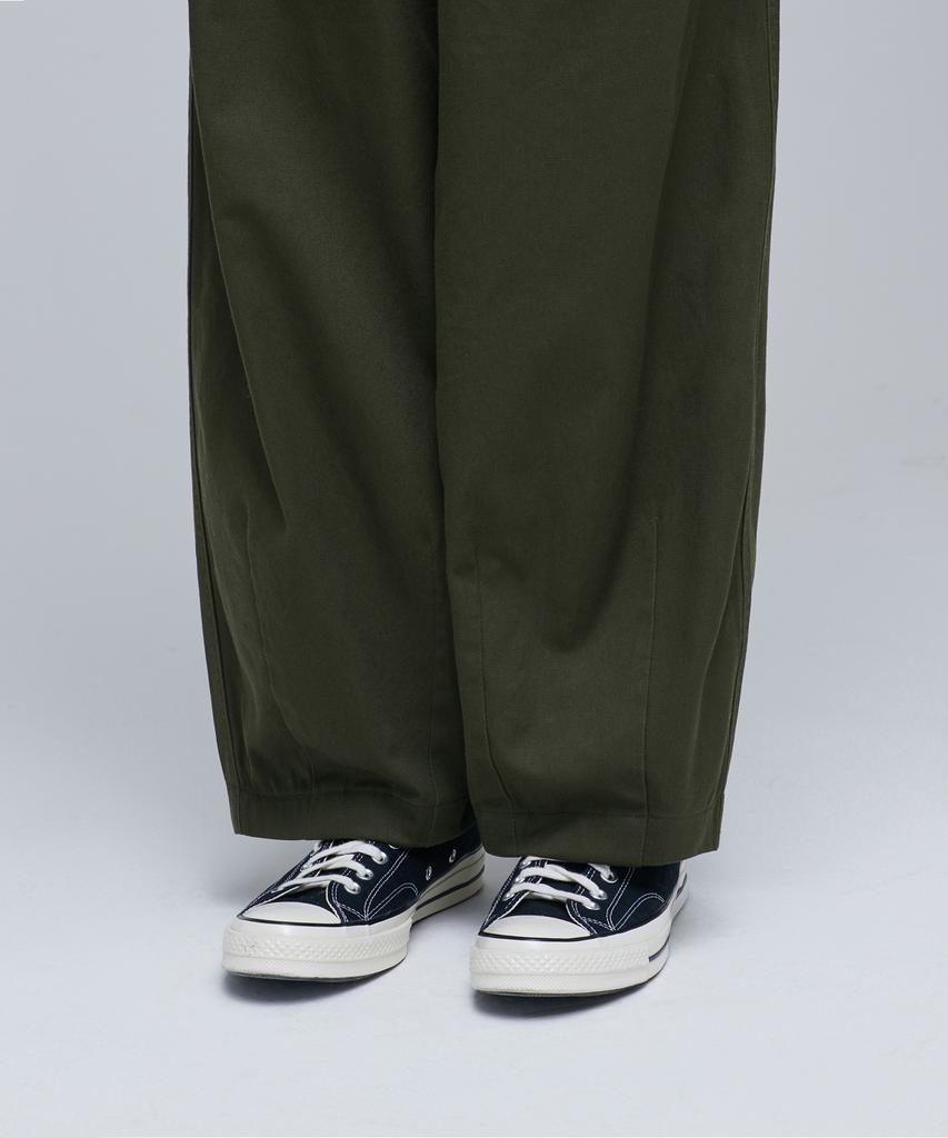 MUSINSA STANDARD Cotton Wide Balloon Pants [Khaki]