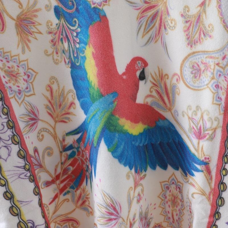 Модный женский свитер Y2K, уличная одежда, разноцветный пуловер с принтом птицы, женские вязаные топы с круглым вырезом и нижней частью Mujer C-069