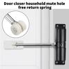 Adjustable Automatic Door Closer Metal Door Gate Closer Universal Household Door Closers  Home