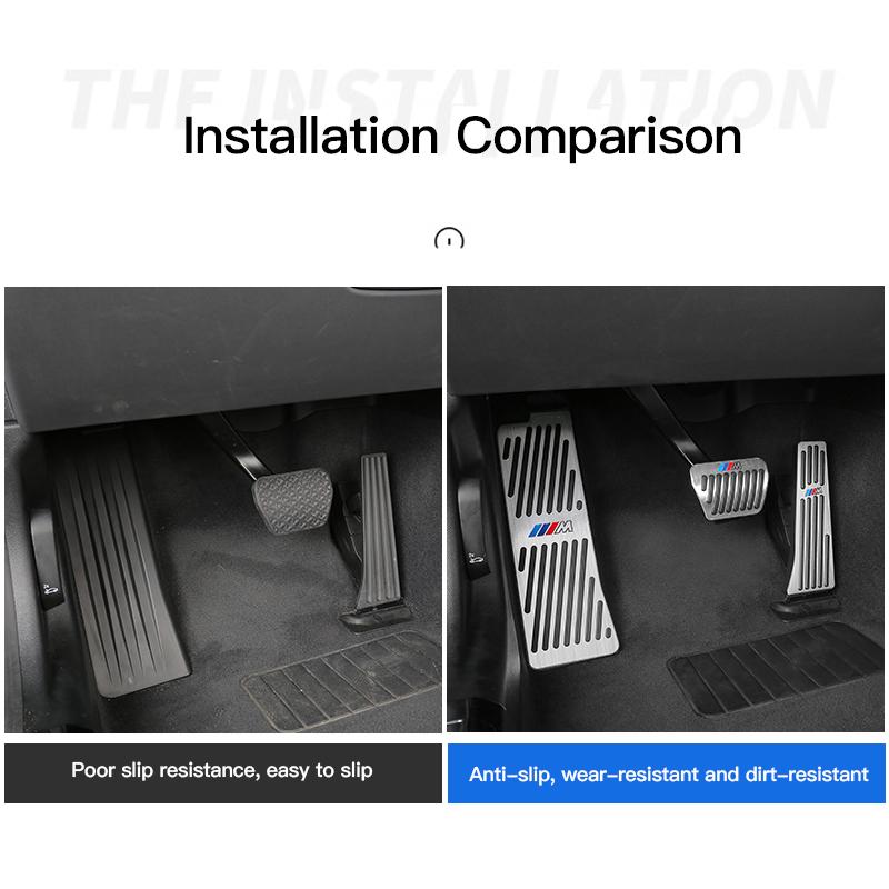 BMW Автомобильные педали тормоза и газа Аксессуары для BMW 1 2 3 4 5 7 Серии Для BMW F12 F13 G30 G32 F34 F40 F45 F46 X1 X2 X3 X5 X4