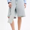COACH 19 Brand Logo Presbyopia Printed All Over Coated Canvas Clutch Wallet Small Women’s Gray