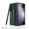 Чехол из кожи с рисунком личи для Samsung Z Fold6/Fold5 с держателем для стилуса