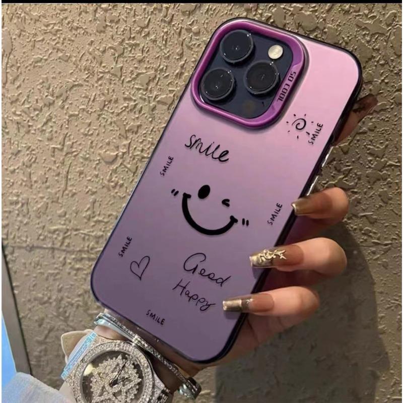 Модный чехол для мобильного телефона Smiley Face подходит для iPhone16promax, трендовая версия 15pro, 14/13pro, Европа и Америка 12/11