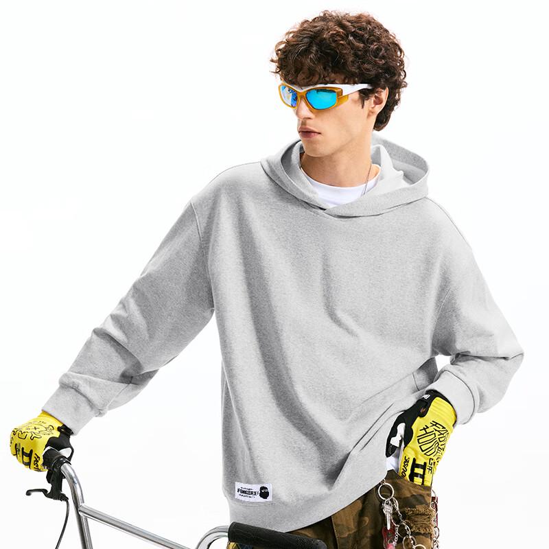 Худи унисекс Fingercroxxit в японском повседневном стиле свободного кроя