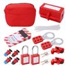 Electrical Circuit Breaker Lockout Tagout Kit Safty Padlock Loto Tags Hasps Set for Industrial Chemical