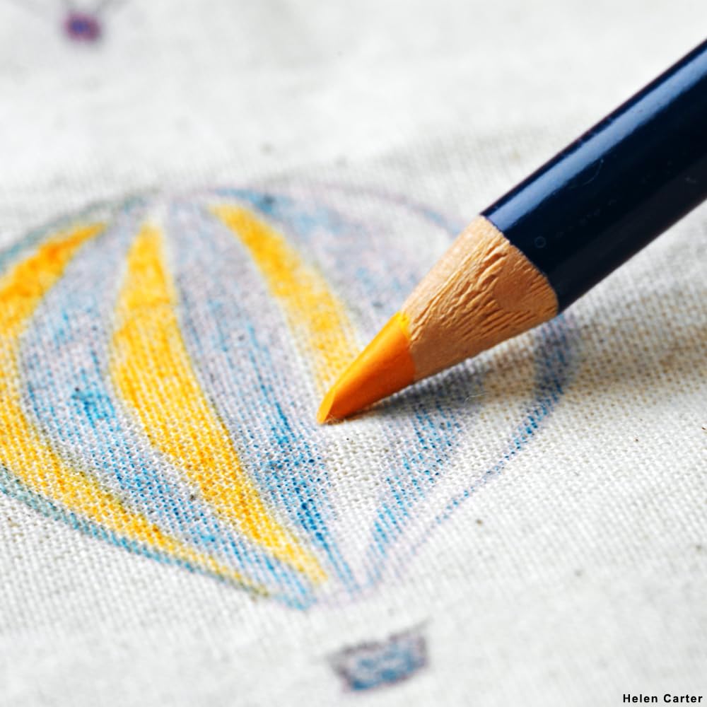 Набор акварельных карандашей Derwent Inktense Идеально подходит для ткани и текстуры дерева После высыхания Карандаши, 36 цветов (2301842), Рисование, Водостойкий