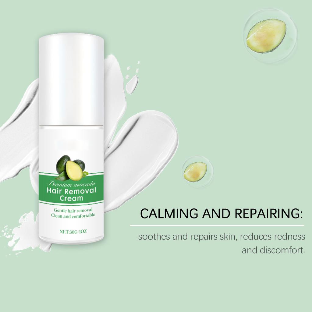 Мягкий крем для удаления волос 30 г Мягкий нераздражающий очищающий и смягчающий кожу всего тела Мягкий крем для удаления волос