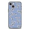 Цветок 12 Роскошный чехол для телефона для iPhone 13 15 14 12 Mini 11 Pro MAX XR X SE XS 7 8 Plus Силиконовый Черный Защитный чехол