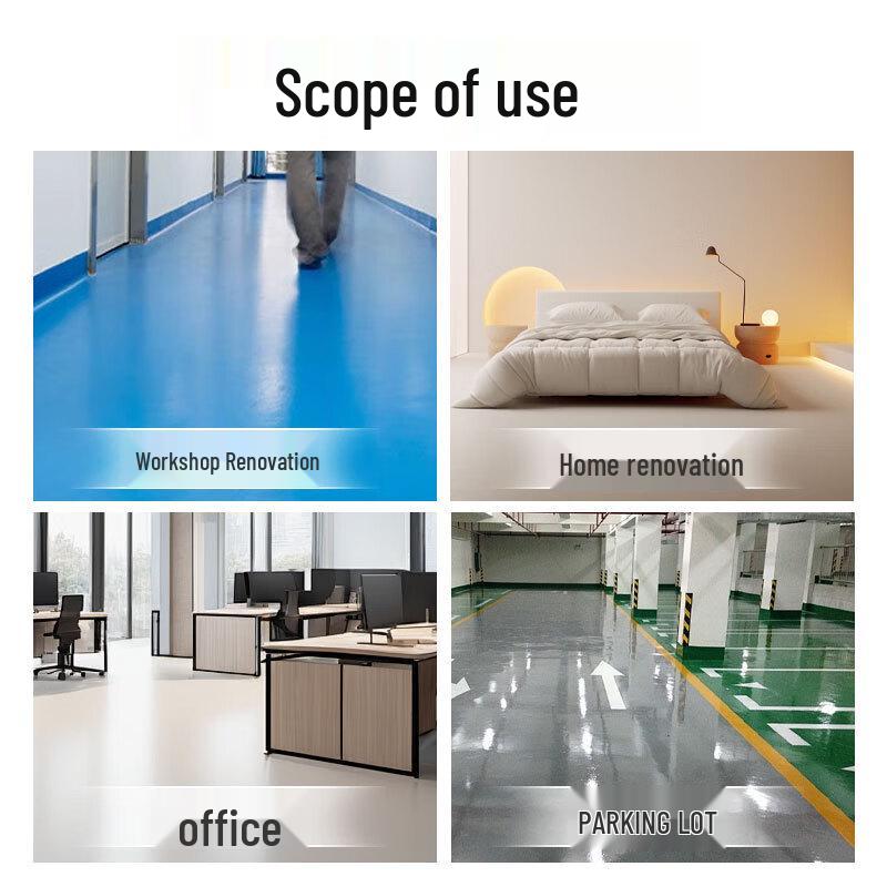 Fengchi Внутренняя самовыравнивающаяся краска для пола и водостойкое финишное покрытие, 5 кг