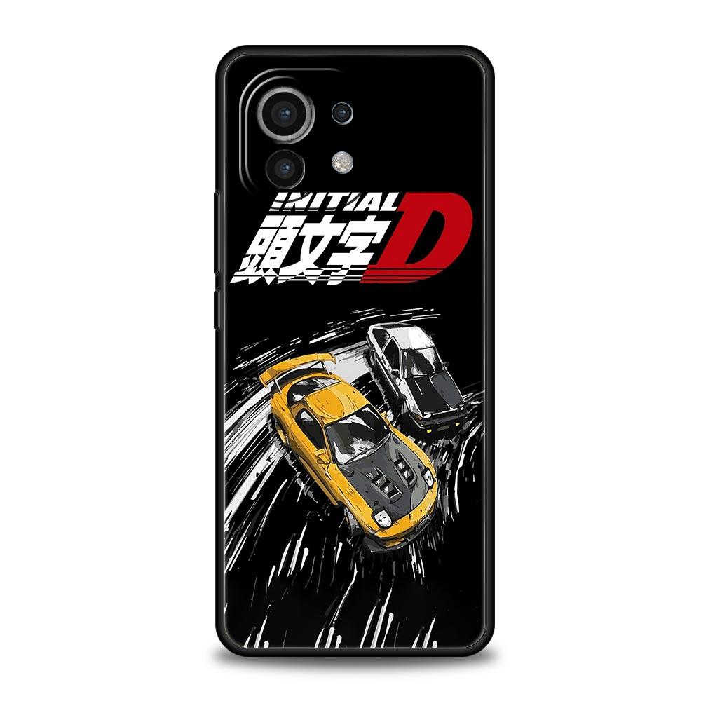 Чехол для телефона Initial D для Xiaomi Mi 17 15 14 13 12 11 Ultra 15T 14T 13T 12T 11T Pro Lite 5G Мягкий ТПУ Корпус Fundas Capas